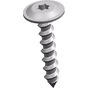 Tellerkop schroef 8 x 40 verzinkt