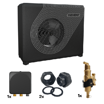 Weheat Sparrow warmtepomppakket All-electric 2 pompen