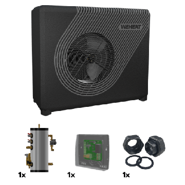 Weheat Sparrow warmtepomppakket hybride met skid