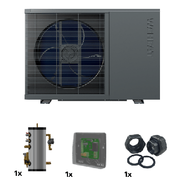 Weheat Flint warmtepomppakket hybride met SKID