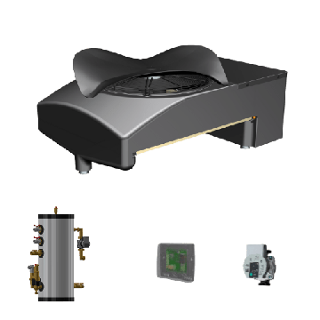 Weheat Blackbird warmtepomppakket hybride met SKID