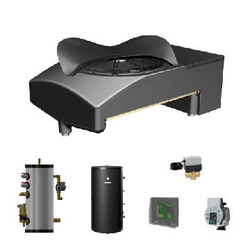 Weheat Blackbird warmtepomppakket All-Electric 3-weg SKID