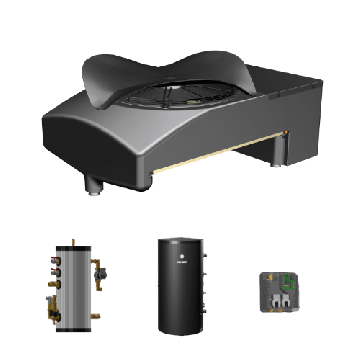 Weheat Blackbird warmtepomppakket All-Electric 2 pompen SKID