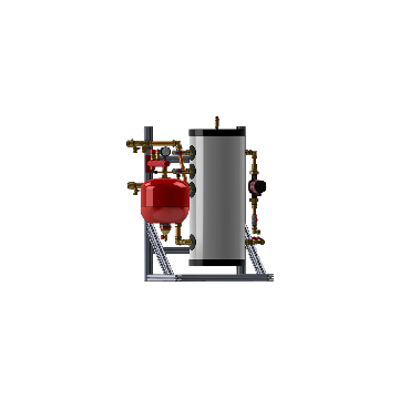 SKID warmtepomp t/m 8kW hybride en all-electric
