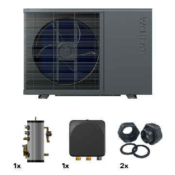 Weheat Flint warmtepomppakket All-electric 2 pompen met SKID