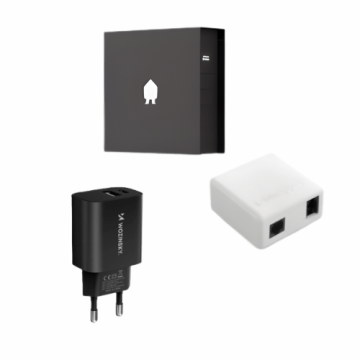 Smappee EV Wall Laadpaalpakket zwart Socket met P1 en 4G 