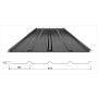 Aelex Indak 2.5 damwandplaat met anti-condens doek 2.100 x 1.072 x 25 mm