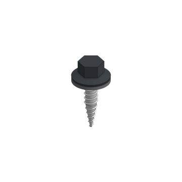 Sunbeam montageschroef zwart 30.44-b 6,0 x 25 mm taps toelopend
