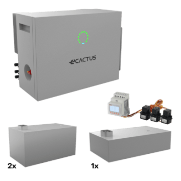 eCactus 3-fase batterijpakket 10kWh