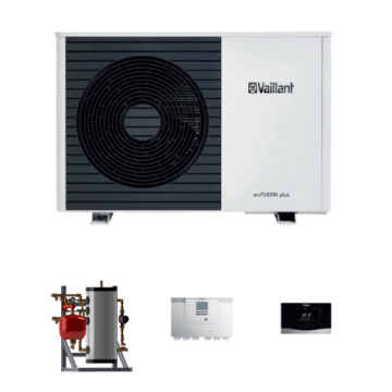Vaillant warmtepomppakket hybride 7kW met SKID